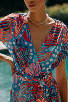 Thumbnail for your product : Farm Rio V-Neck Printed Wrap Dress