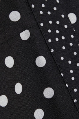 Solid & Striped Polka-dot Broadcloth Mini Dress