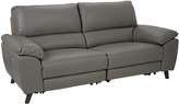Thumbnail for your product : Argos Home Elliot 3 Seater Leather Mix Recliner Sofa