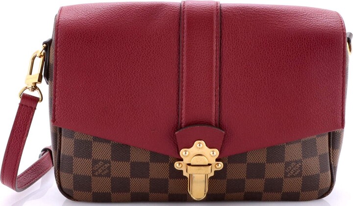 Louis Vuitton Clapton Handbag Damier and Leather PM