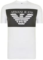 Thumbnail for your product : Armani Jeans Eagle Logo T Shirt