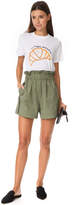 Thumbnail for your product : Ganni Fabre Shorts