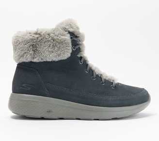 skechers boots womens pink