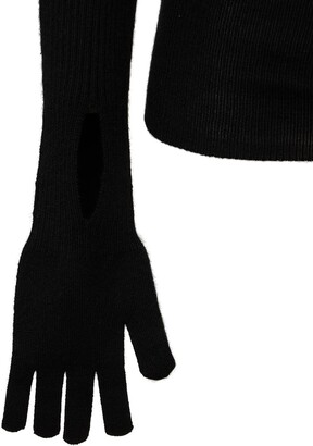 Peter Do Cashmere & Silk Knit Sweater W/gloves