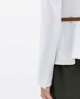 Thumbnail for your product : Zara 29489 Short Blazer With Belt
