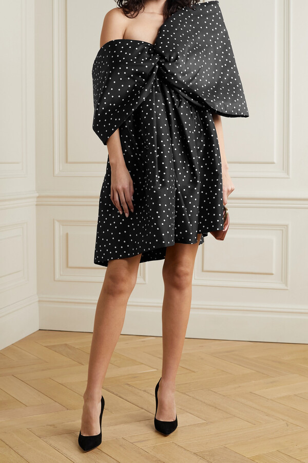 carolina herrera polka dot dress