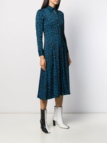 Thumbnail for your product : Paul Smith Leopard-Print Shirt Midi Dress