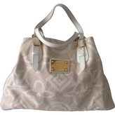 Thumbnail for your product : Louis Vuitton Beige Cotton Handbag