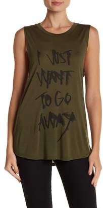 Haute Hippie I Want To Go Away Muscle Tank Top