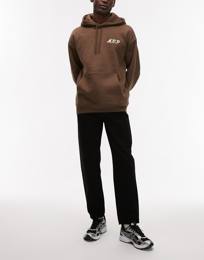 Topman tapered jeans in black