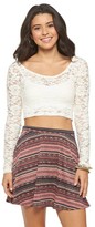 Thumbnail for your product : Mossimo Supply Co. Women's Cropped Floral Lace Ballet Top - Mossimo Supply Co.TM (Junior's)