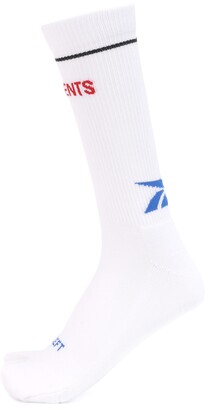 Vetements x Reebok Classic cotton-blend socks - ShopStyle