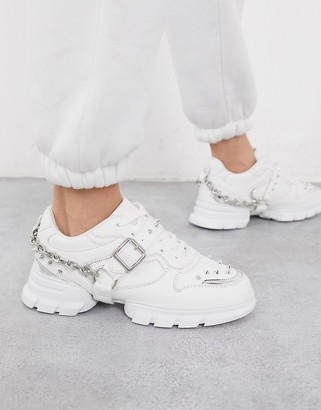 studded chunky sneakers