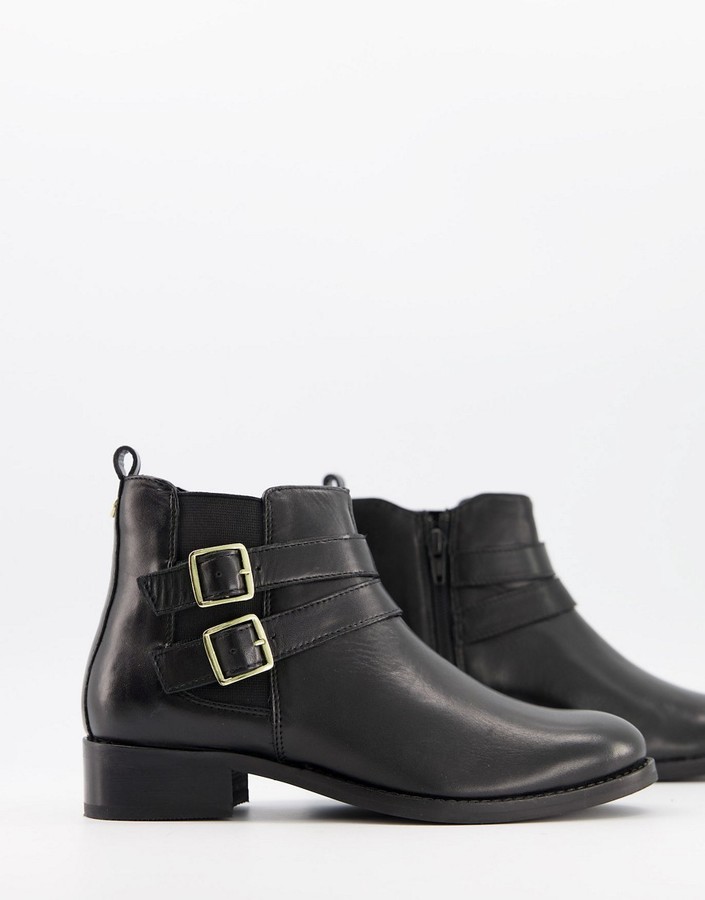 carvela scant buckle ankle boots