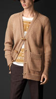 Thumbnail for your product : Burberry Oversize Cashmere Blend Duffle Cardigan