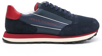 Armani Exchange Logo-Print Low-Top Sneakers