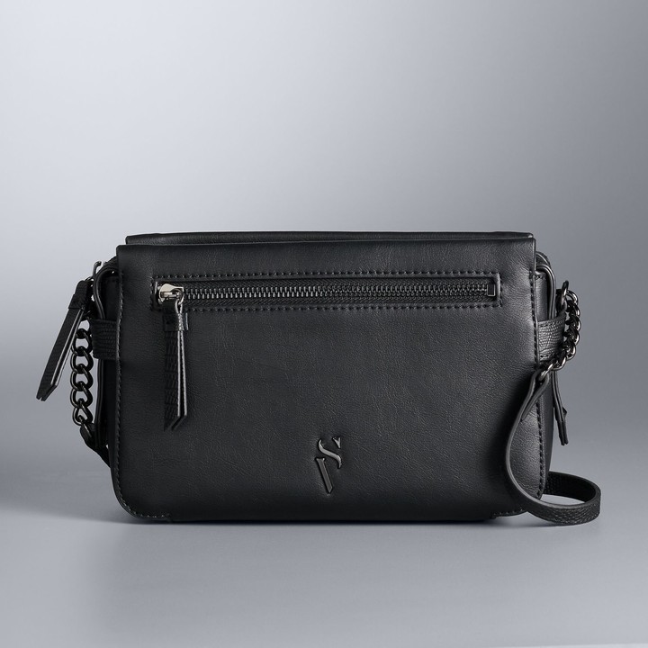 Simply Vera Vera Wang Faux-Leather Crossbody Bag - ShopStyle