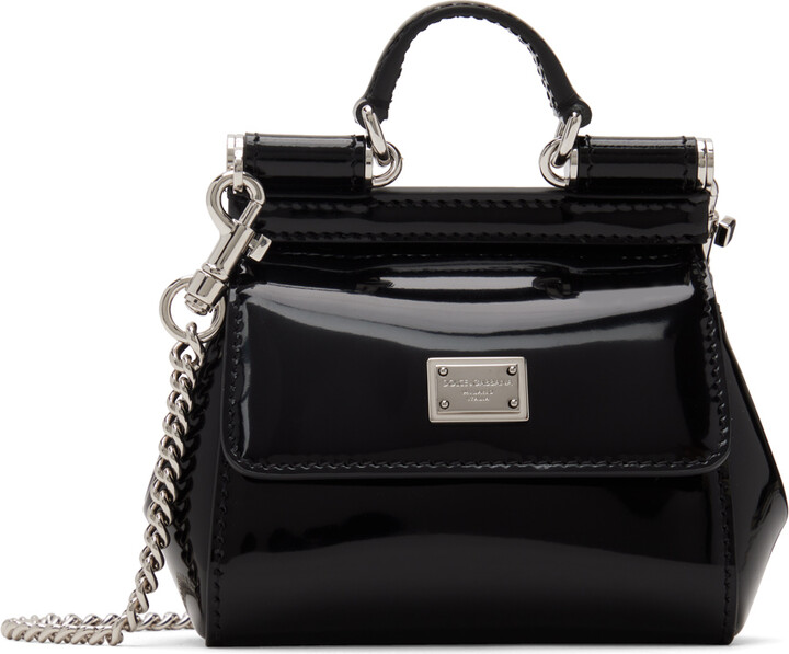 Dolce & Gabbana Black Kim Kardashian Mini Sicily bag - ShopStyle