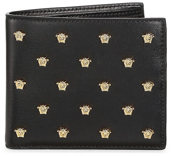 Versace Medusa Leather Card Case - ShopStyle Wallets
