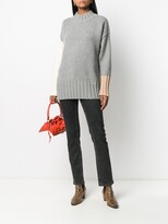Thumbnail for your product : Chinti and Parker Contrasting Panel Funnel Neck Jumper