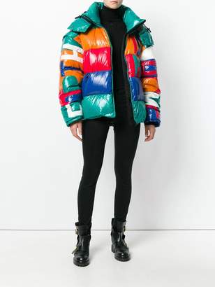 Faith Connexion panelled hooded puffer jacket