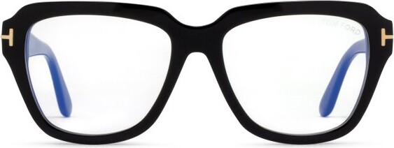 Tom Ford Eyewear Oversize-Frame Logo Plaque Glasses