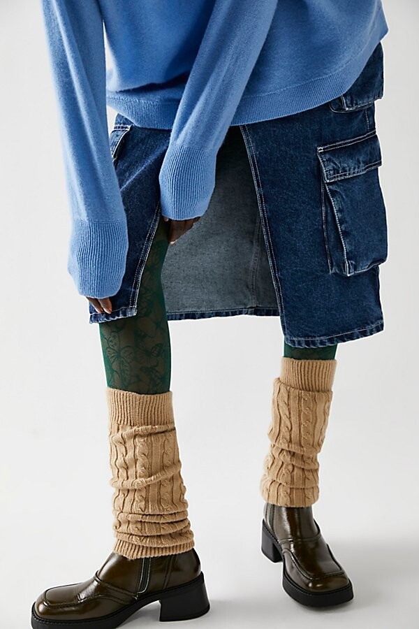 Chelsea Cable Leg Warmers by Live Your Colour at Free People ...
