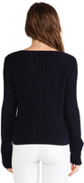 Thumbnail for your product : Autumn Cashmere Hi Lo Shaker Stitch Crew Sweater