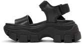 Thumbnail for your product : Prada Black Teva Platform Sandals