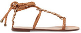 Thumbnail for your product : Zimmermann Braided Leather Sandals