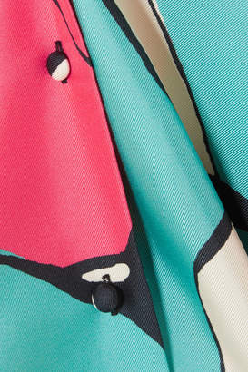 Marc Jacobs Printed Silk-twill Shirt - Pink