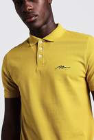 Thumbnail for your product : boohoo Man Signature Pique Polo