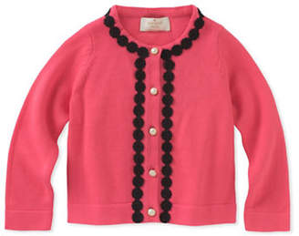 Kate Spade Lace-Trimmed Cotton Cardigan