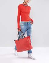 Thumbnail for your product : Mi-Pac Exclusive Faux Leather Weekender Bag In Scarlett Red