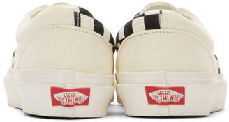 Vans Black and Off-White Checkerboard Era CRFT Sneakers