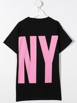 Thumbnail for your product : DKNY logo print T-shirt dress