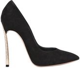 Thumbnail for your product : Casadei 120mm Blade Embellished Suede Pumps