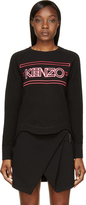 Thumbnail for your product : Kenzo Black & Pink Neon Sign Sweater
