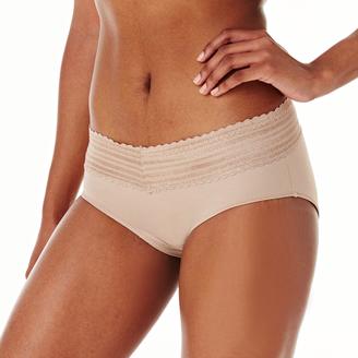Warner's 'No Pinching, No Problems' Hipster Panty With Lace Trim