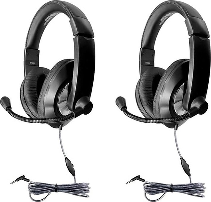Hamilton Buhl HamiltonBuhl Smart-Trek Deluxe Stereo Headphones, 2/Pack (HECST2BK-2)