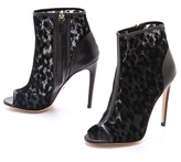 Thumbnail for your product : Jerome C. Rousseau Juda Leopard Mesh Booties