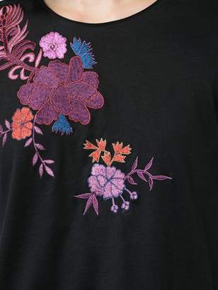 Josie Natori embroidered T-shirt