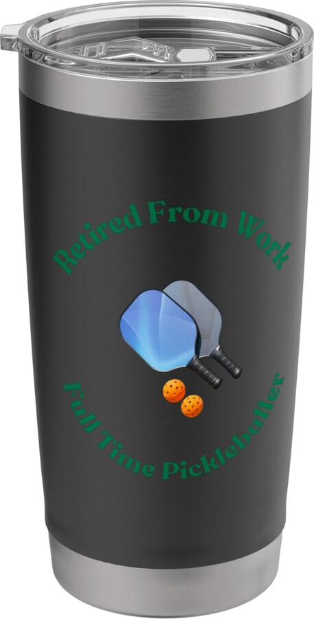 AyCarambaDesigns Sport Pickleballer Player Champ Awesome Pickleball Baller Player Sports Champion Stainless Steel Insulated Tumbler