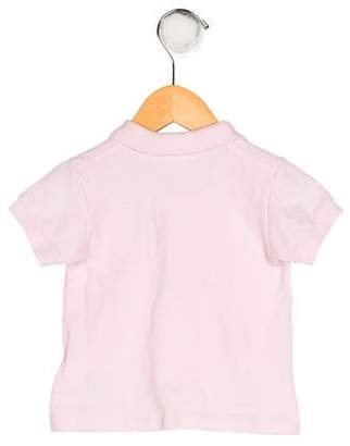 Lacoste Girls' Appliqué-Accented Knit Shirt