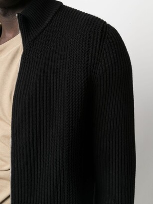 Roberto Collina Zip-Up Knitted Jumper