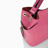 Thumbnail for your product : Zara 29489 Bucket Bag With Zip