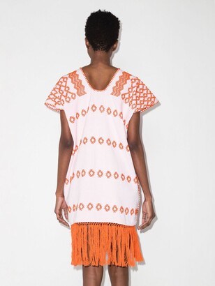 Pippa No. 421 Cotton Mini Kaftan Dress