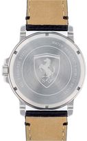 Thumbnail for your product : Ferrari Men's Turbo Black Leather Strap Watch 42mm
