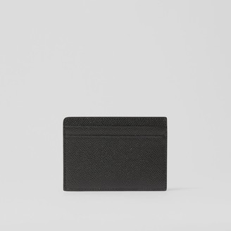 Burberry: Gray Stripe Wallet