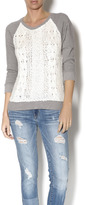 Thumbnail for your product : Lucky Sweatshirt Lace Top